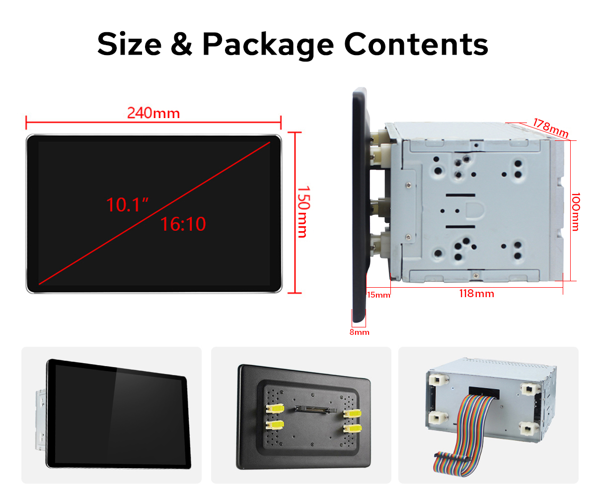 JOYING 10.1 Inch Qualcomm Snapdragon 6125 Car Radio